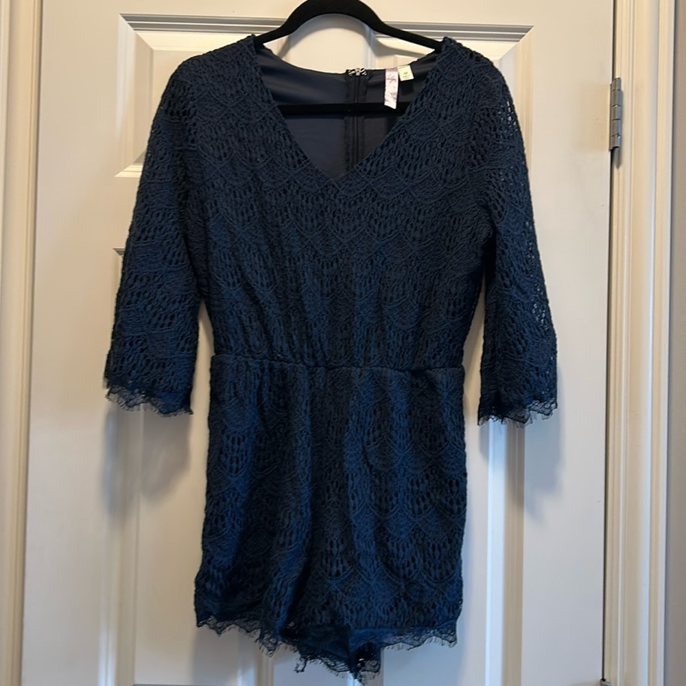 Francesca’s Lace Romper